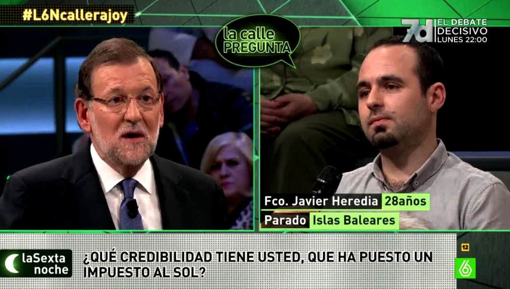 RAjoy responde en laSexta noche