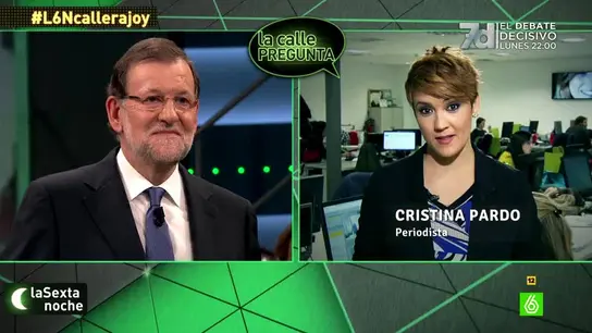 CRistina Pardo pregunta a Rajoy CRistina Pardo pregunta a Rajoy
