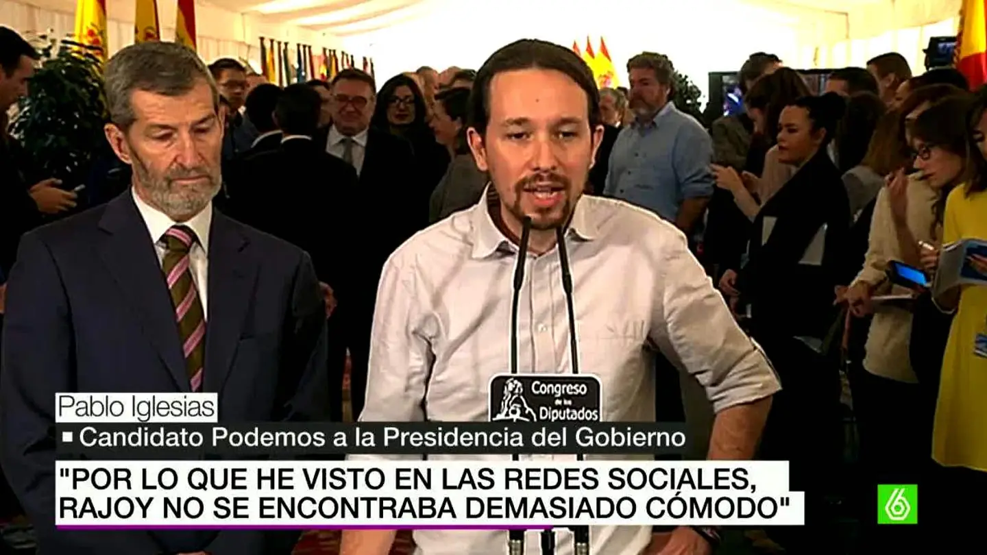 Pablo Iglesias habla sobre Rajoy Pablo Iglesias habla sobre Rajoy
