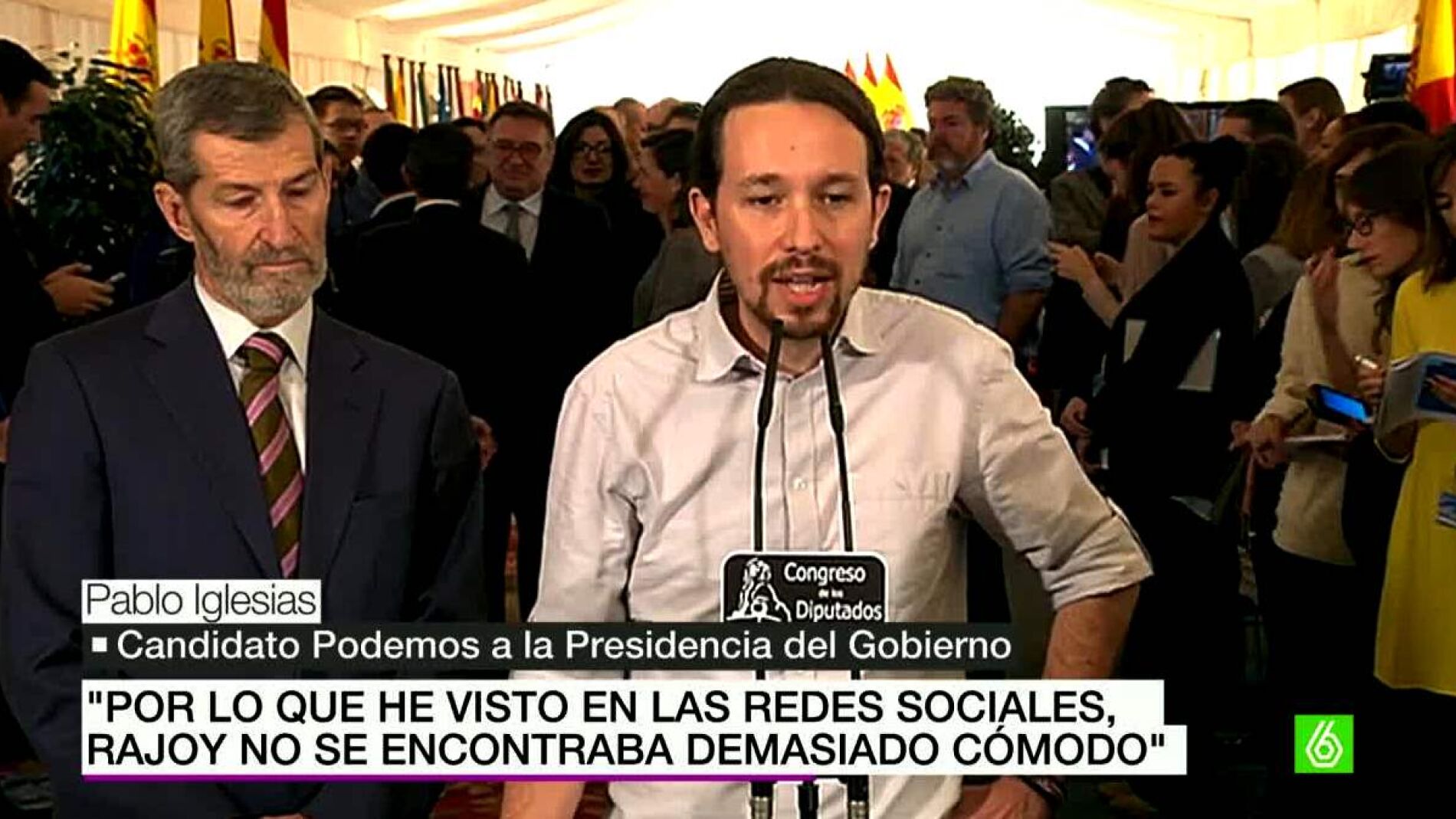 Pablo Iglesias habla sobre Rajoy