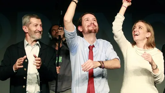 El lider de Podemos, Pablo Iglesias El lider de Podemos, Pablo Iglesias