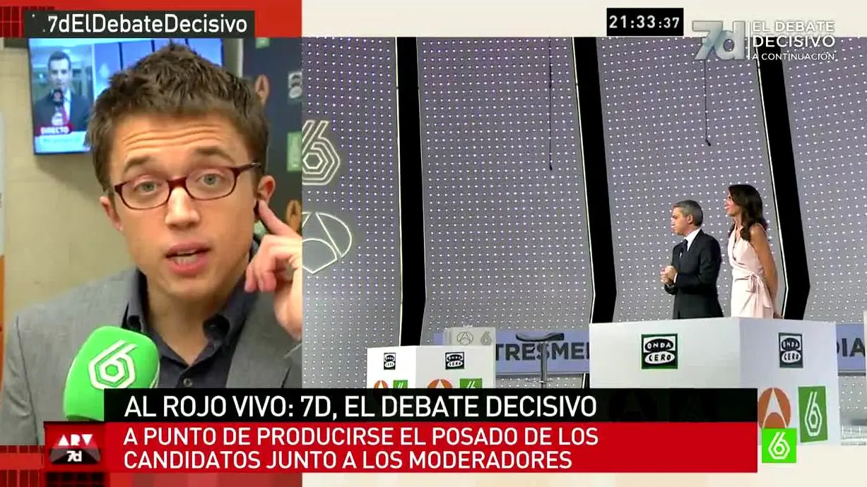 Errejón habla con García Ferreras