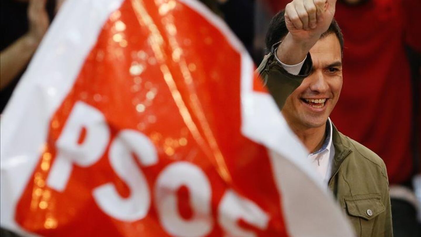 El l&iacute;der del PSOE y candidato a presidente de Gobierno
