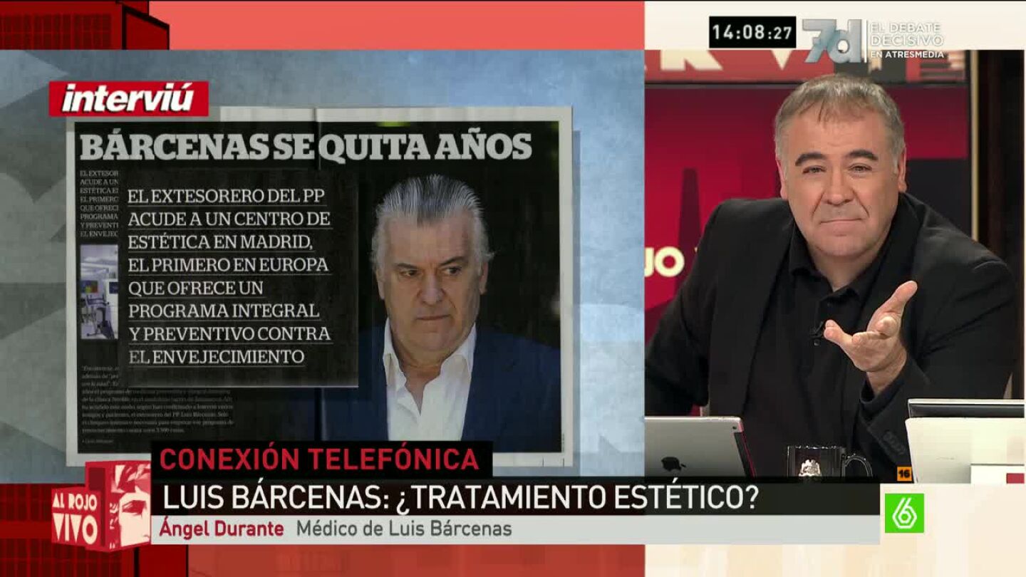 &Aacute;ngel durante, m&eacute;dico de Luis B&aacute;rcenas
