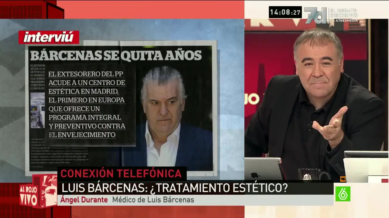 &Aacute;ngel durante, m&eacute;dico de Luis B&aacute;rcenas