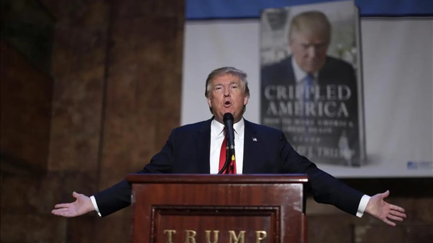 El aspirante presidencial republicano Donald Trump El aspirante presidencial republicano Donald Trump