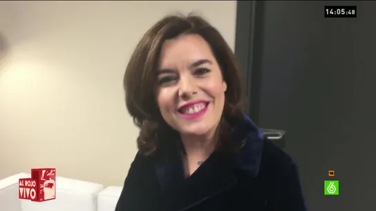 Soraya antes del debate Soraya antes del debate