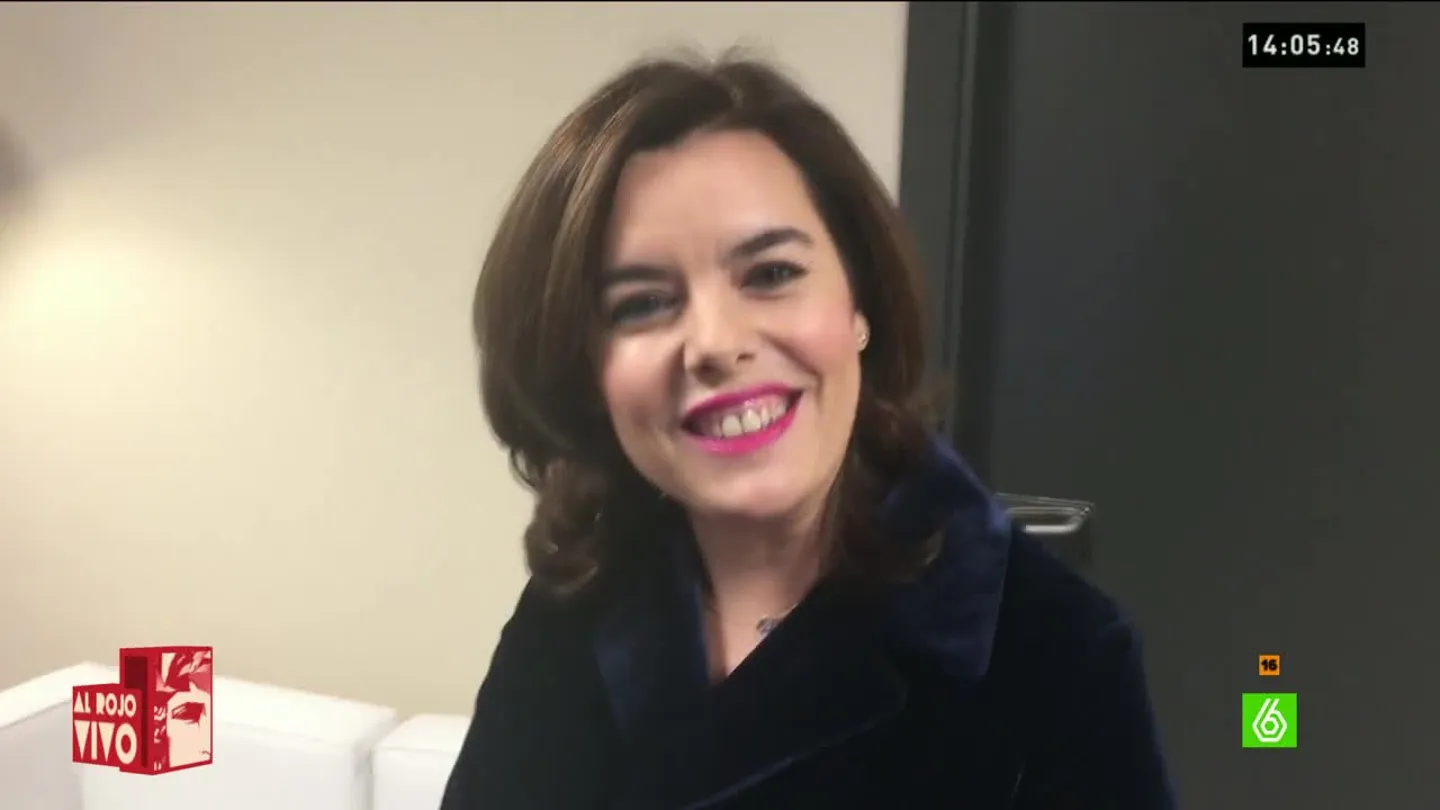 Soraya antes del debate Soraya antes del debate