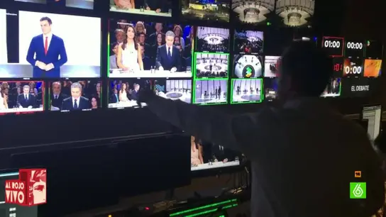 Control de realización durante el debate 7D Control de realización durante el debate 7D