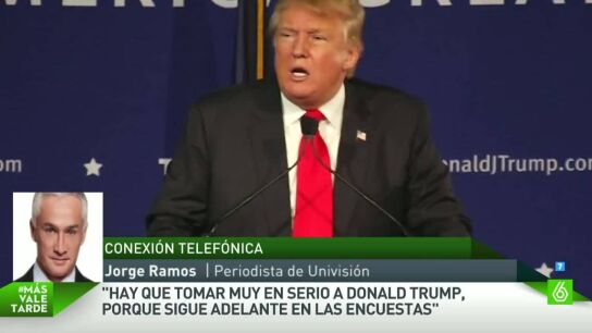 El periodista Jorge Ramos, en M&aacute;s Vale Tarde