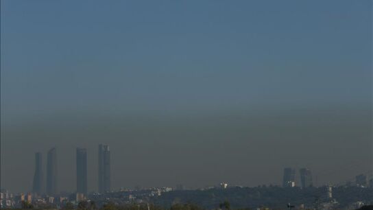 Vista de la contaminaci&oacute;n en Madrid