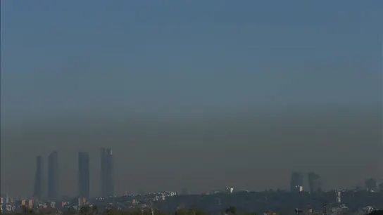 Vista de la contaminación en Madrid Vista de la contaminación en Madrid