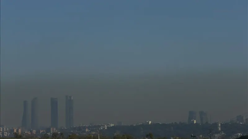 Vista de la contaminación en Madrid