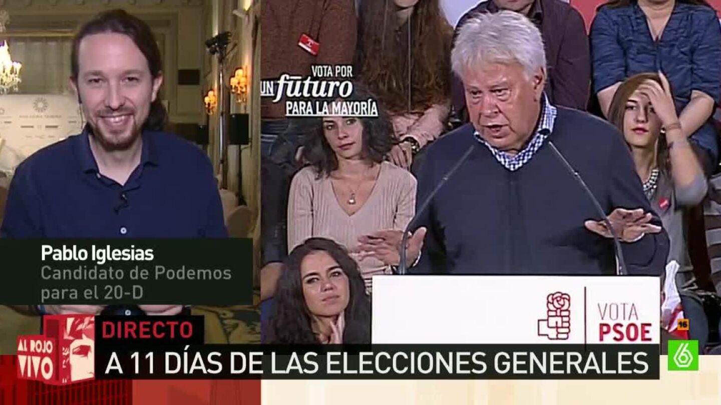 Pablo Iglesias, l&iacute;der de Podemos