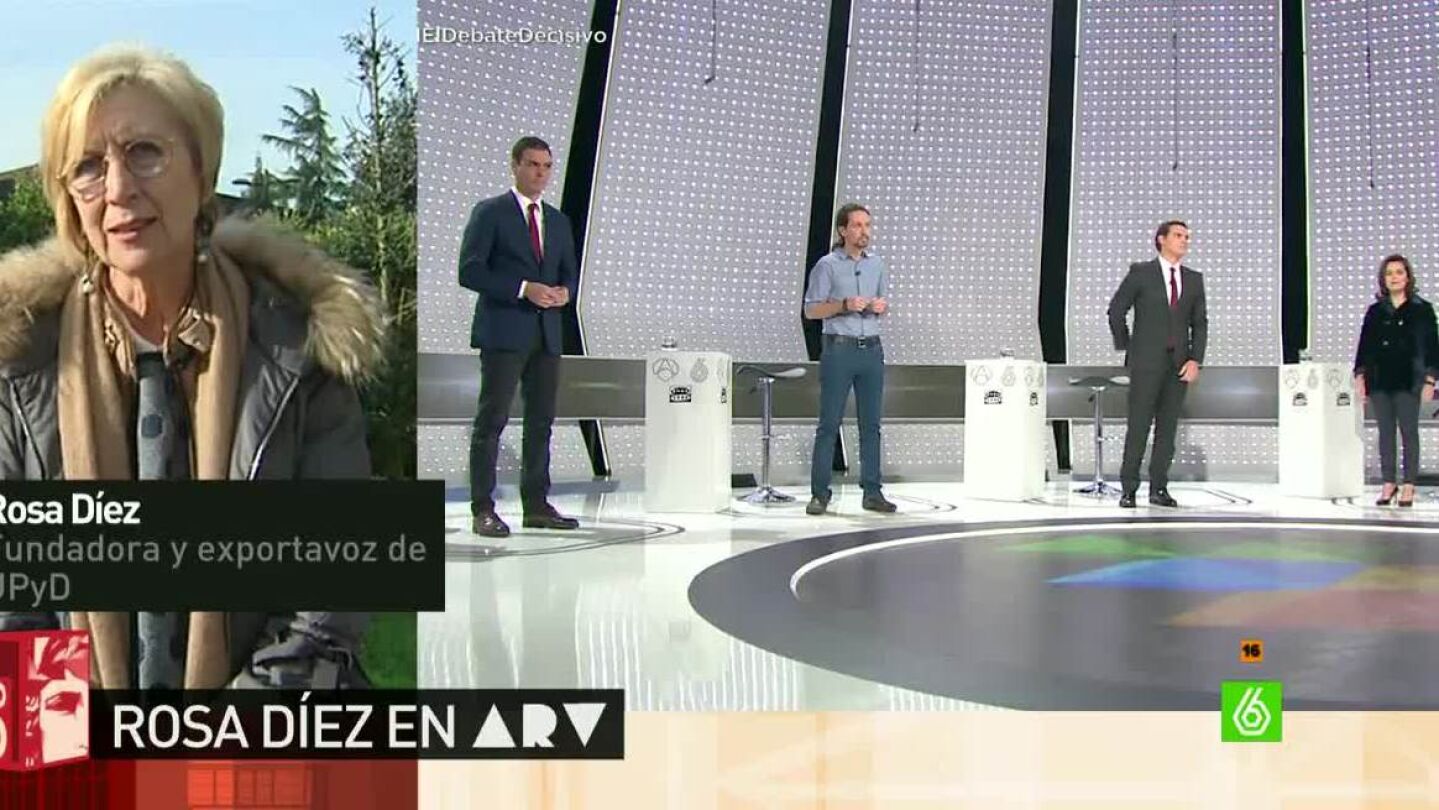 Rosa D&iacute;ez, sobre el debate 7D