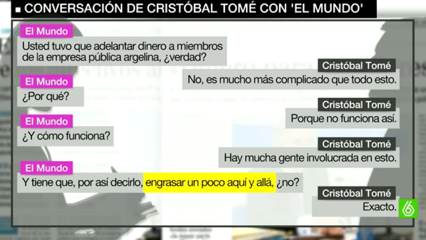 Conversaci&oacute;n de Crist&oacute;bal Tom&eacute; con 'El Mundo'