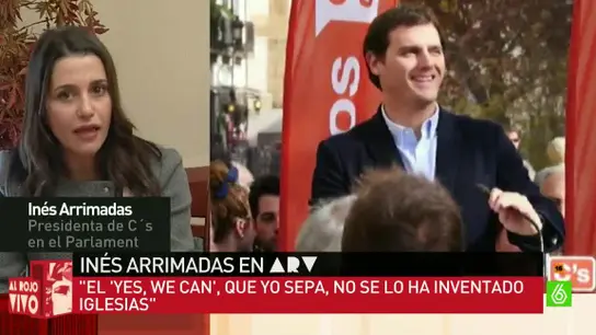 Inés Arrimadas, sobre el 'Sí se puede' de Rivera Inés Arrimadas, sobre el 'Sí se puede' de Rivera