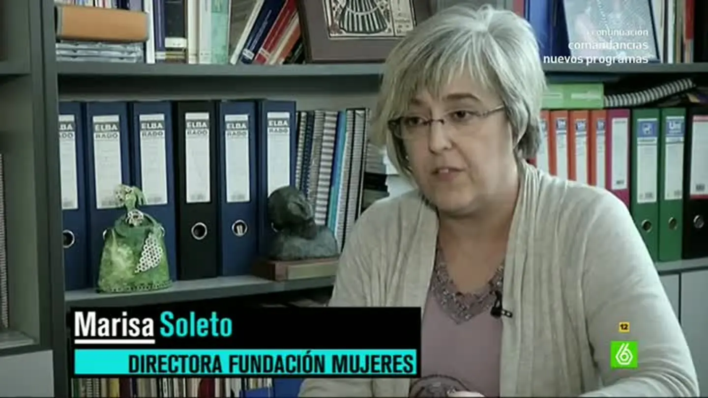 Marisa Soleto, la presidenta de la Fundación Mujeres, en El Intermedio Marisa Soleto, la presidenta de la Fundación Mujeres, en El Intermedio