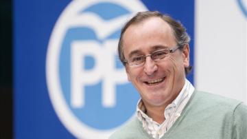 El ministro de Sanidad y cabeza de lista del PP por Álava, Alfonso Alonso