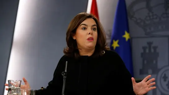 La vicepresidenta del Gobierno, Soraya Sáenz de Santamaría La vicepresidenta del Gobierno, Soraya Sáenz de Santamaría