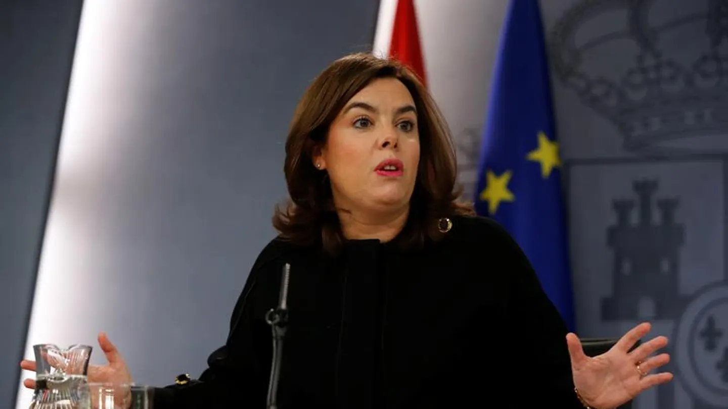 La vicepresidenta del Gobierno, Soraya Sáenz de Santamaría La vicepresidenta del Gobierno, Soraya Sáenz de Santamaría