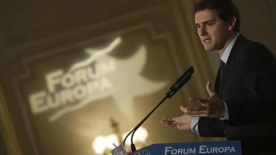 Albert Rivera, en un foro económico Albert Rivera, en un foro económico