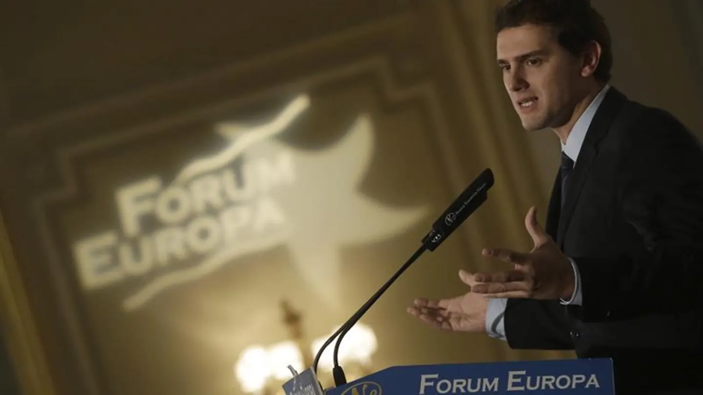 Albert Rivera, en un foro económico Albert Rivera, en un foro económico