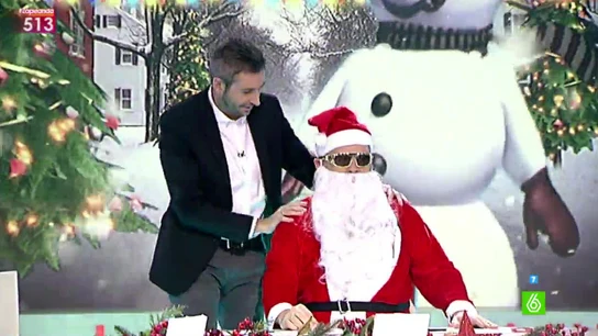 Papá Noel, el 'maquinero', en Zapeando Papá Noel, el 'maquinero', en Zapeando