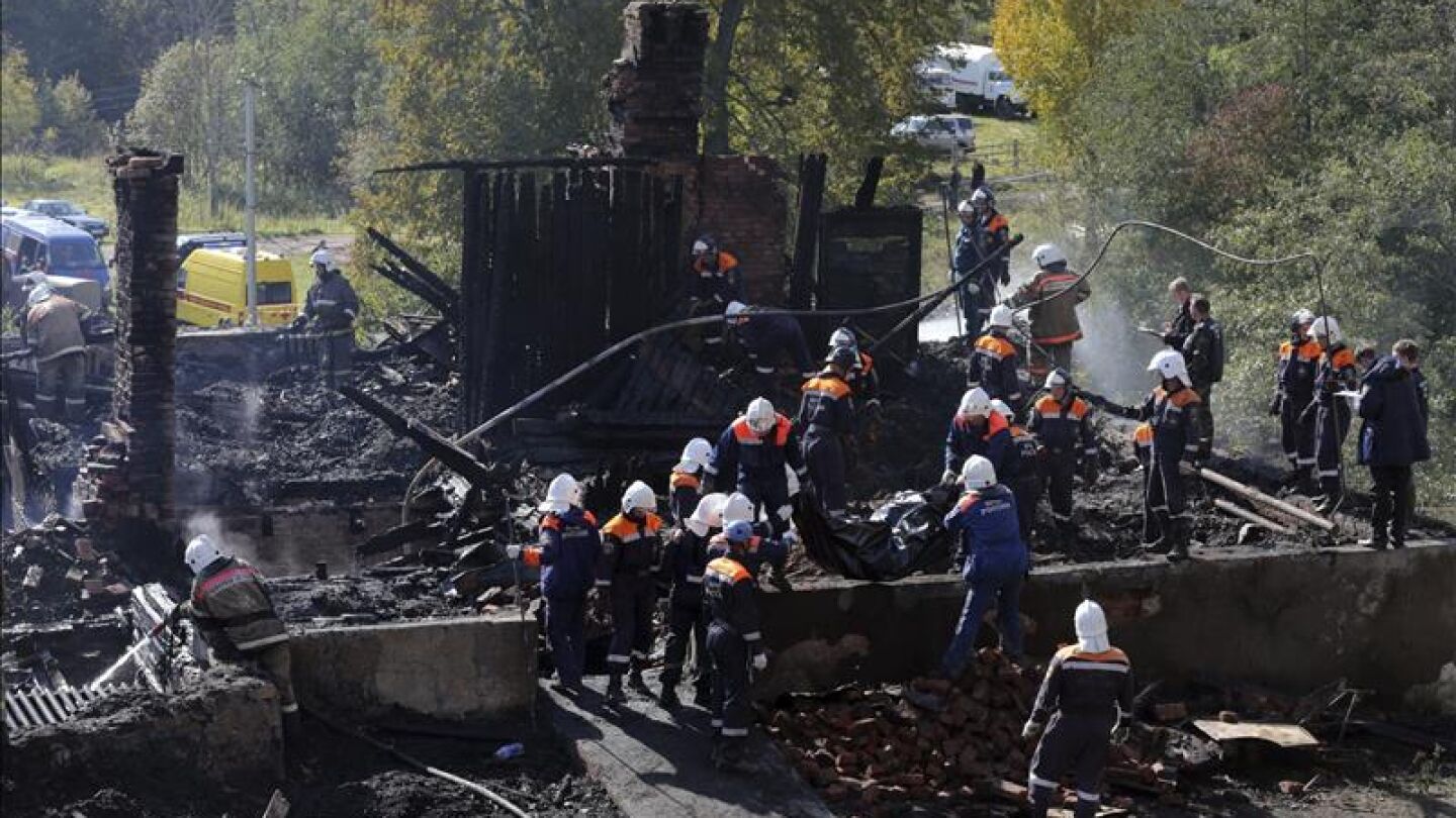 Incendio en un hospital psiqui&aacute;trico en Novgorod (Rusia) el 13 de septiembre de 2013