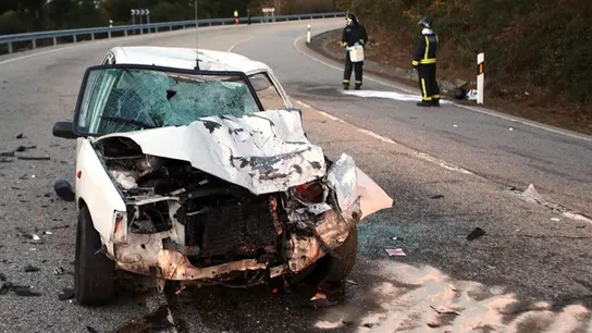 Accidente de tráfico en Covelo, Pontevedra Accidente de tráfico en Covelo, Pontevedra