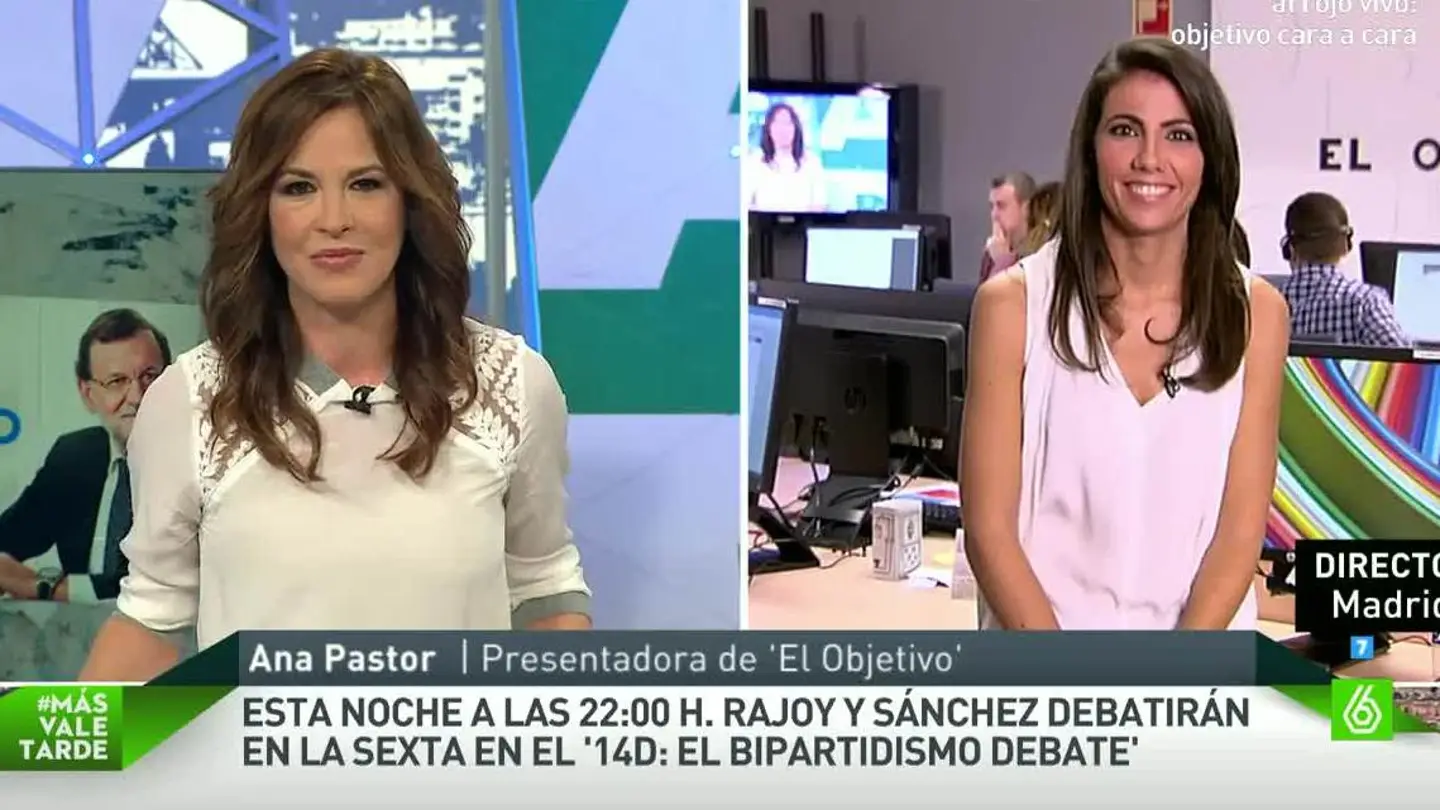 Ana Pastor, presentadora de El Objetivo Ana Pastor, presentadora de El Objetivo
