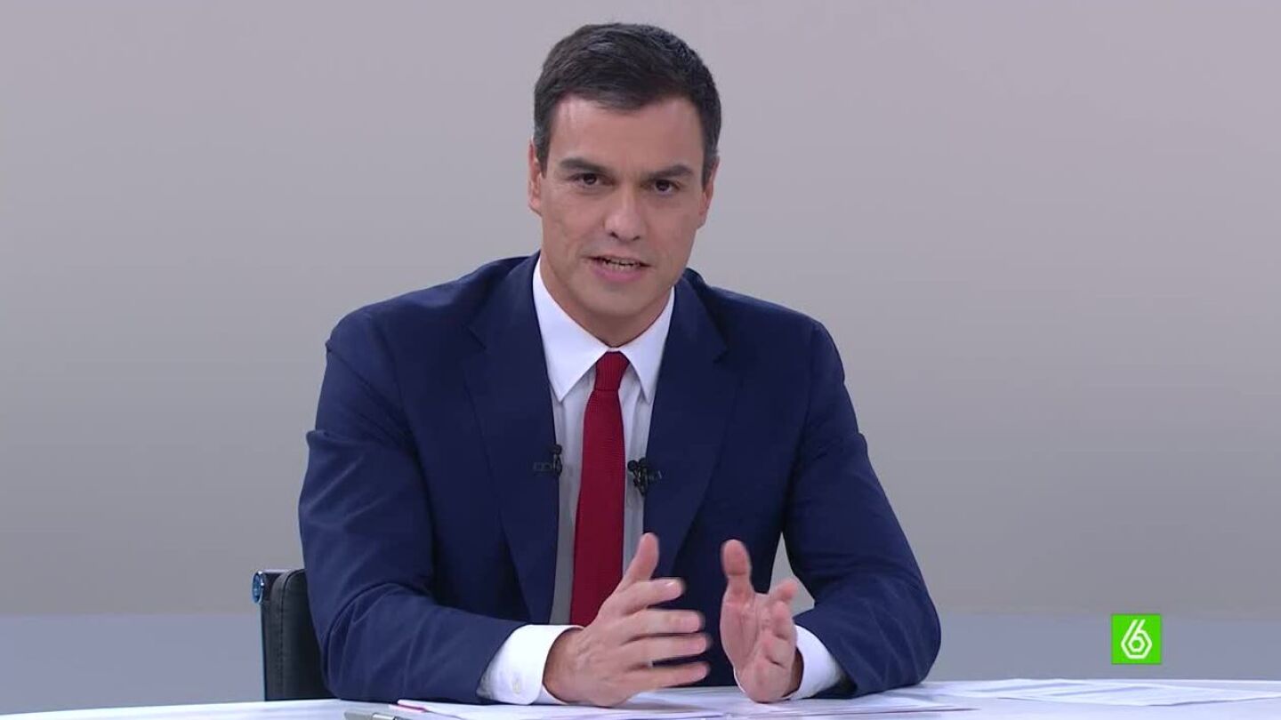 Pedro S&aacute;nchez en el debate del bipartidismo