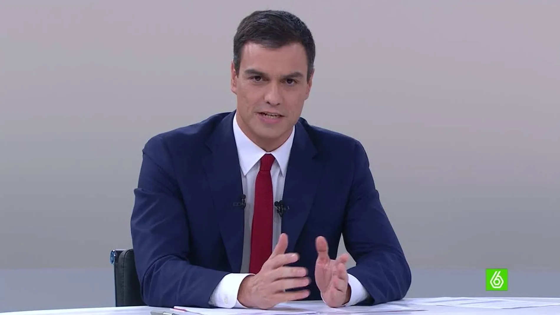 Pedro Sánchez en el debate del bipartidismo