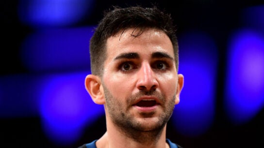 Ricky Rubio, durante un partido con los Timberwolves
