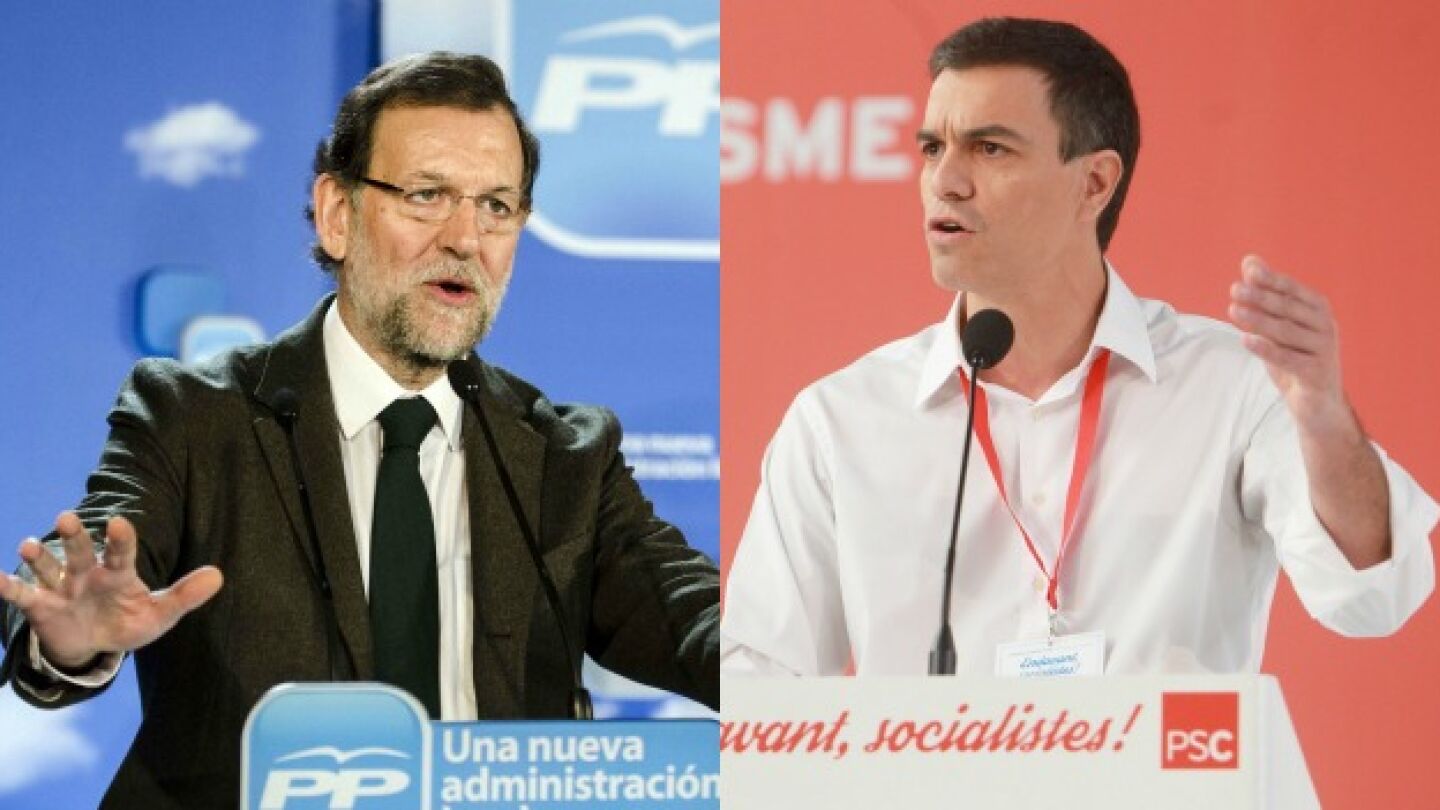 Rajoy y Pedro S&aacute;nchez