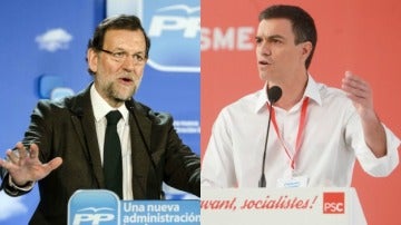 Rajoy y Pedro Sánchez