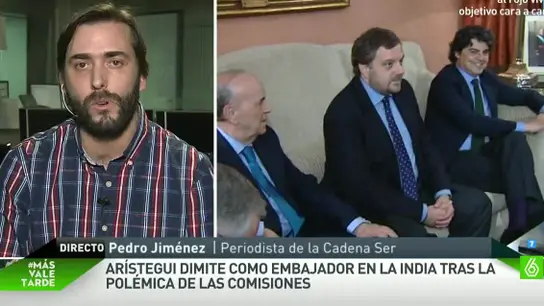 Pedro Jiménez, sobre Arístegui y Gómez de la Serna Pedro Jiménez, sobre Arístegui y Gómez de la Serna