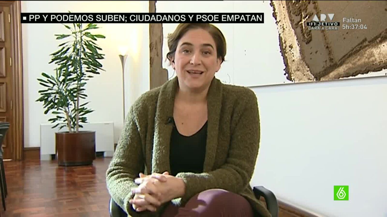 La alcaldesa de Barcelona Ada Colau