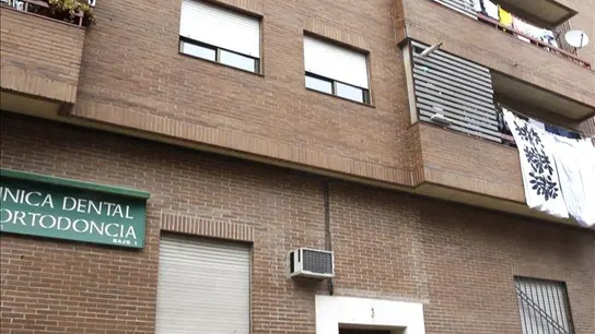 Exterior de la donde fue encontrada muerta N.L.F., una mujer de 44 años Exterior de la donde fue encontrada muerta N.L.F., una mujer de 44 años