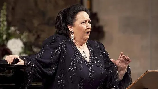 La soprano Montserrat Caballé La soprano Montserrat Caballé