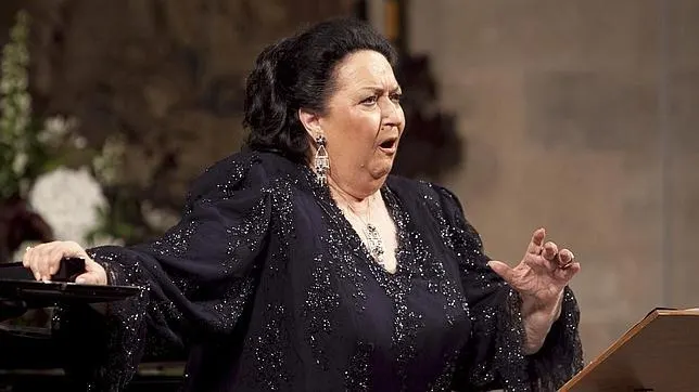 La soprano Montserrat Caballé