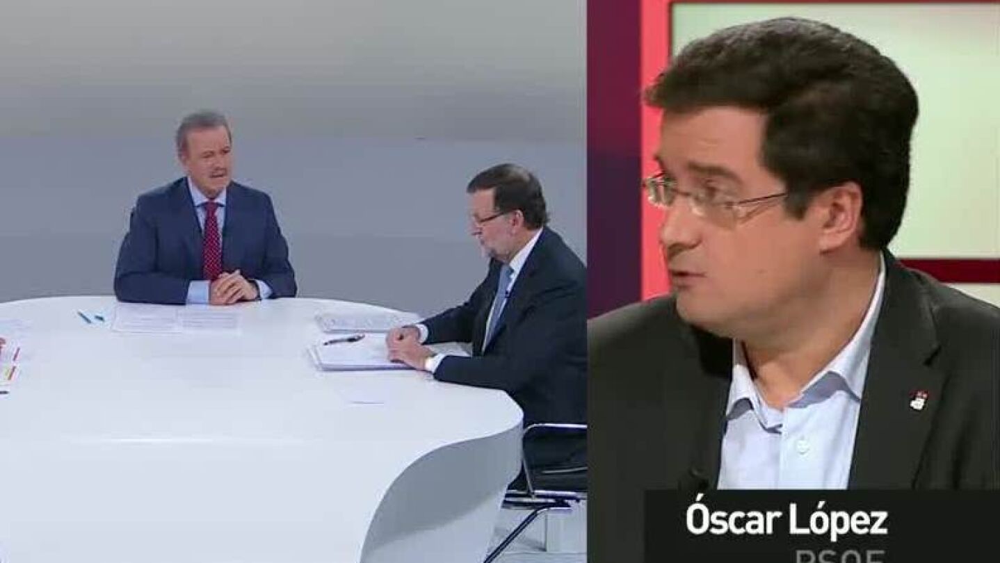 &Oacute;scar L&oacute;pez, portavoz del PSOE en el Senado