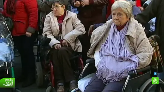 Las personas con dependencia, indignadas Las personas con dependencia, indignadas