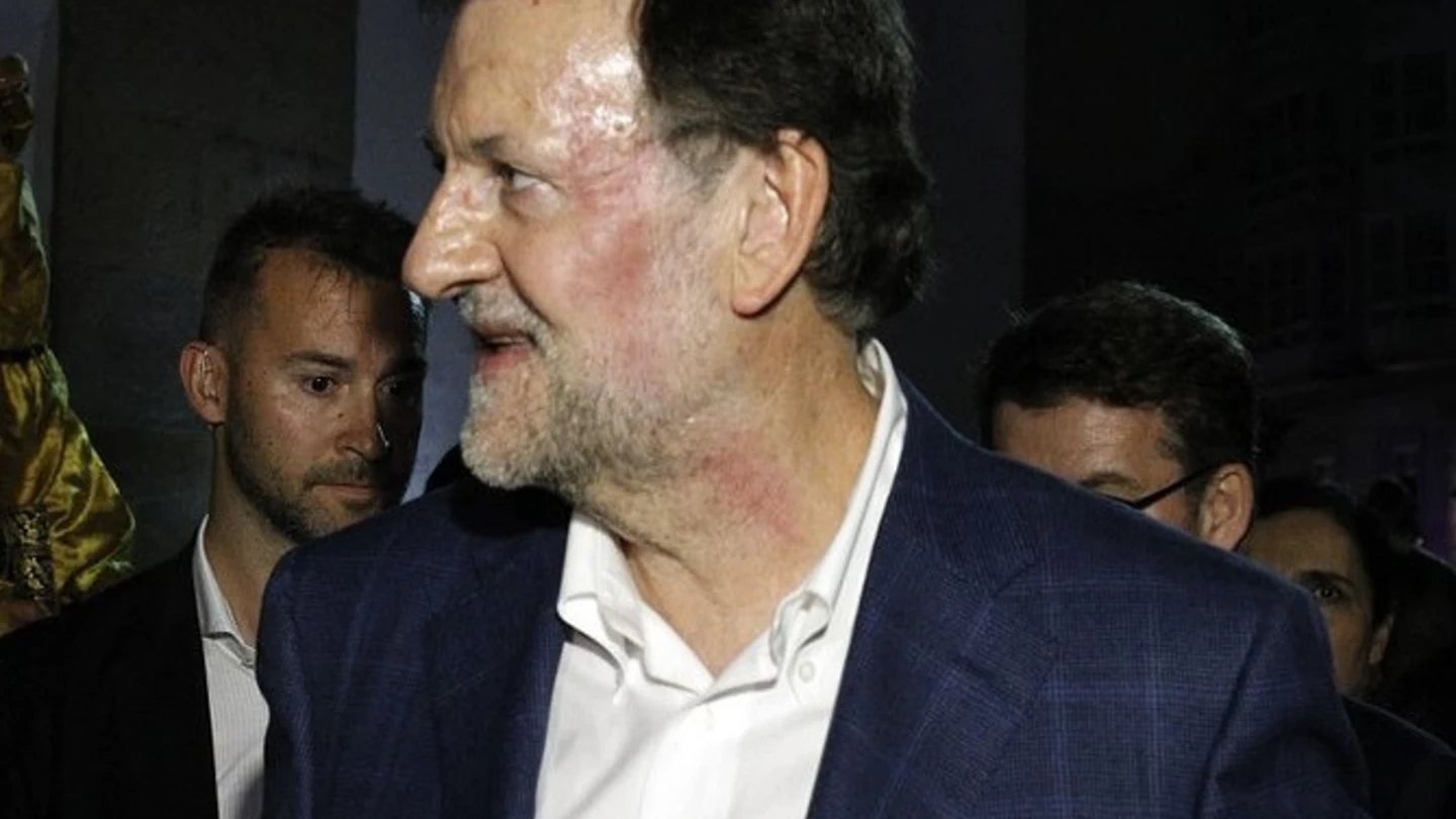 Agreden a Rajoy Agreden a Rajoy