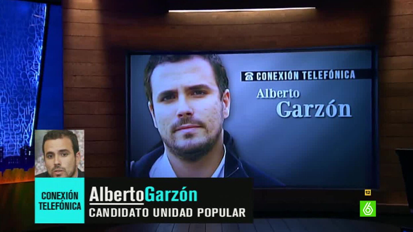 Alberto Garz&oacute;n comenta la agresi&oacute;n a Rajoy: "Quien discrepe con Rajoy, como yo, tiene que hacerlo desde una actitud pac&iacute;fica"