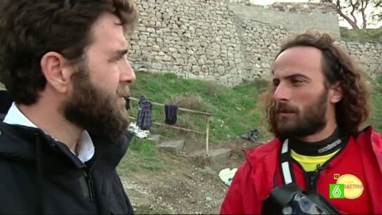 Nico Migueiz, sobre su puesto en Lesbos: "Preferimos no meternos en las historias de los que llegan porque ser&iacute;a m&aacute;s duro trabajar"