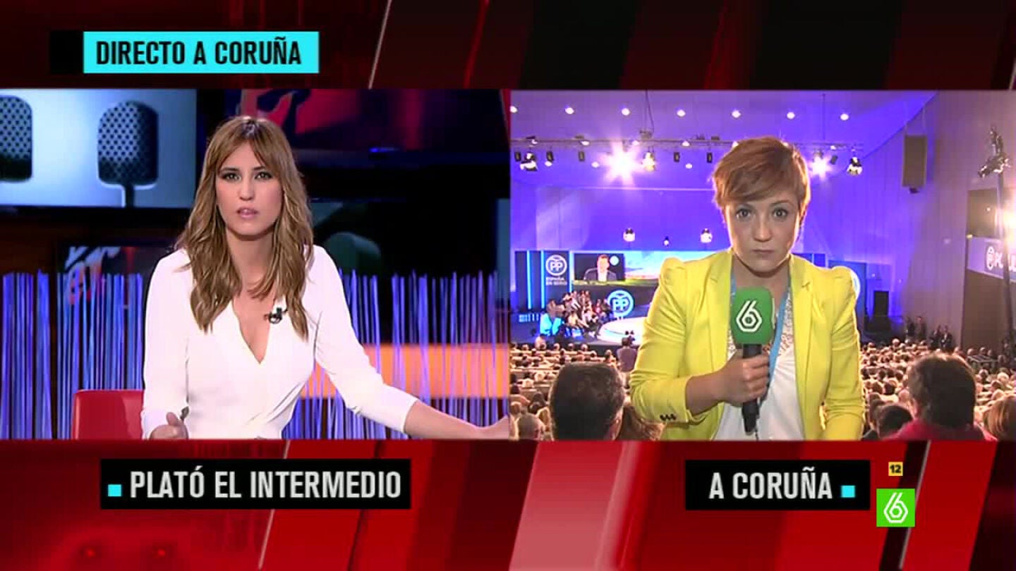 Cristina Pardo conecta con El Intermedio para analizar la &uacute;ltima hora del mitin de Rajoy