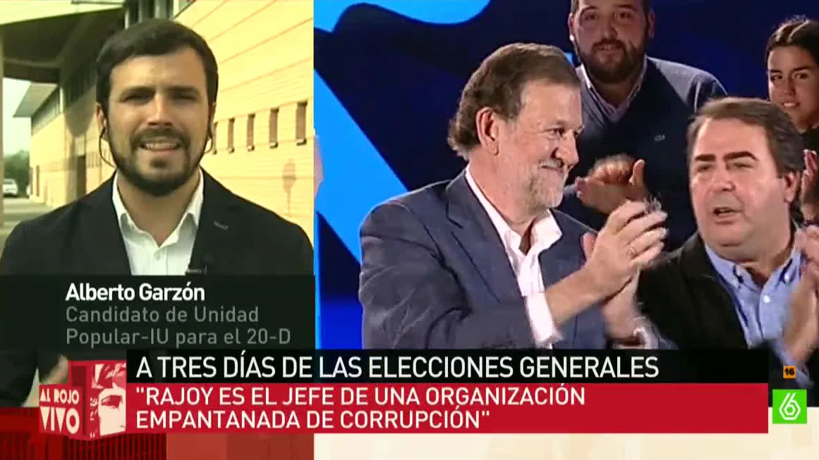 Alberto Garzón, líder de Unidad Popular