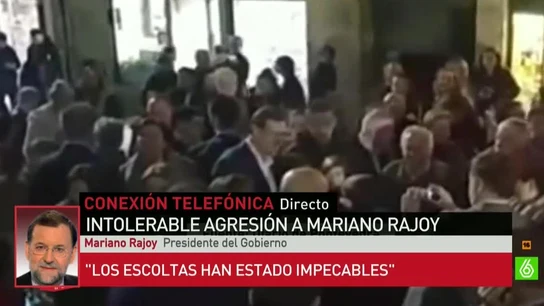 Mariano Rajoy relata la agresión sufrida en Pontevedra Mariano Rajoy relata la agresión sufrida en Pontevedra