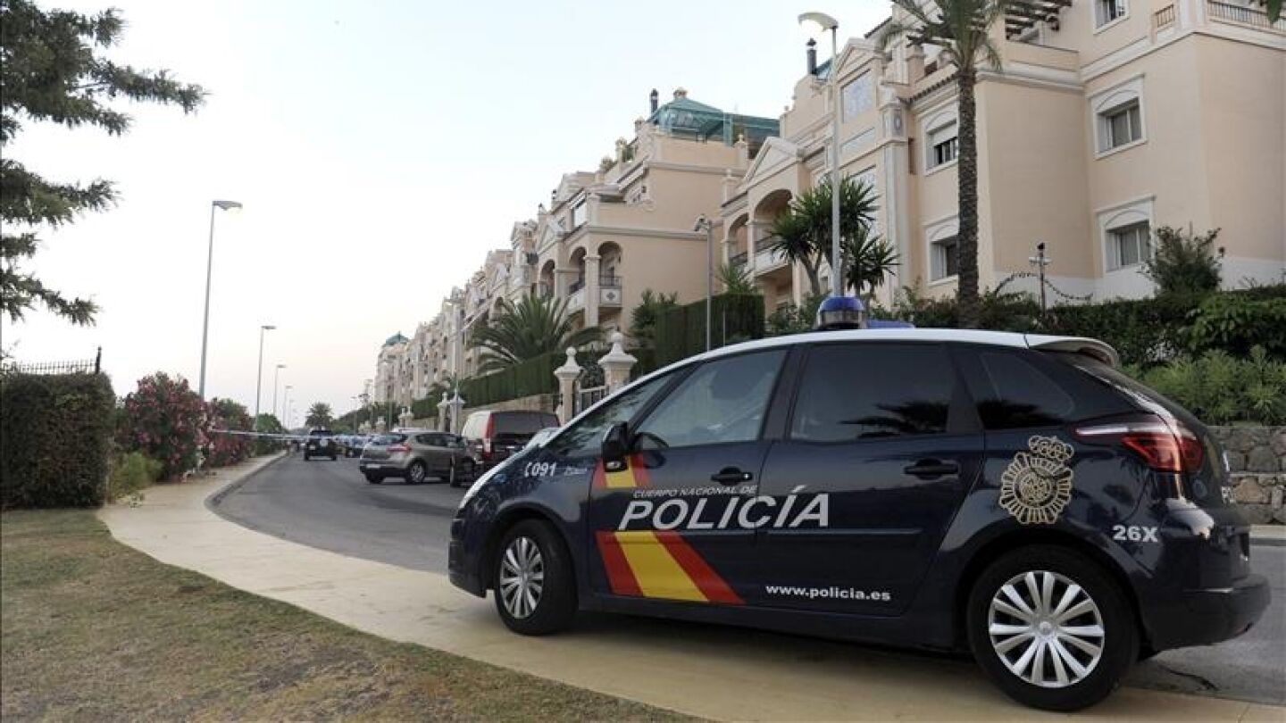 Un coche de la policia Nacional